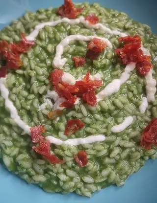 Ricetta Risotto agli spinaci con burrata e ventricina di cucinoemagno