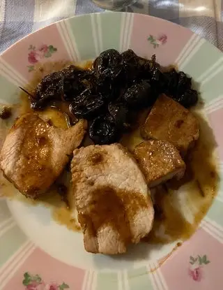 Ricetta Lonza di maiale alla birra rossa con prugne di federica38