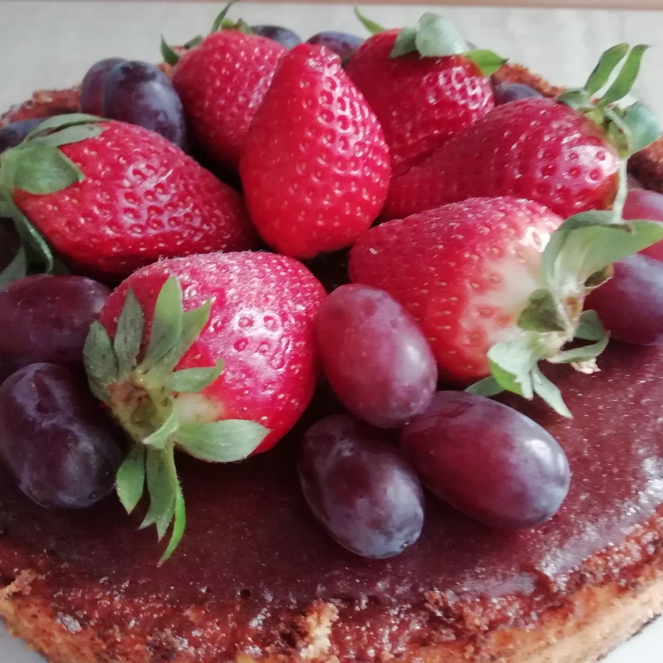 Cheesecake fit con fiocchi d'avena e fragole