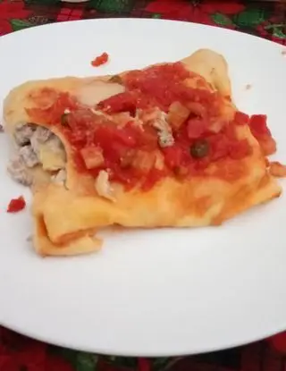 Ricetta Crep farcia ricotta Vaccina macinato misto di kut