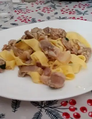 Ricetta Papoardelle funghi e salsiccia di kut