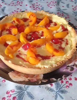 Ricetta Crostata alle pesche sciroppate di kut