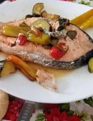 Ricetta Trancio di Salmone alla Provenzale di kut