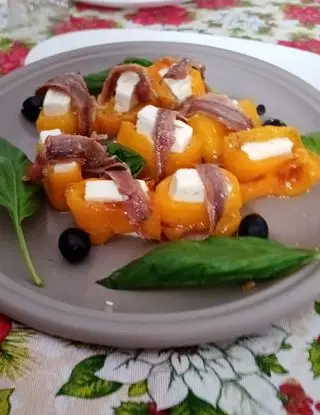 Ricetta Bocconcini di peperone con Feta e acciughina sott olio di kut