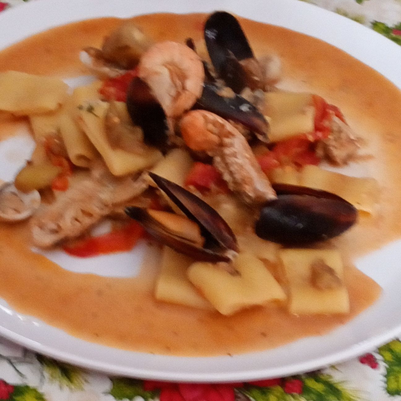 Paccheri melanzane e mare mare...