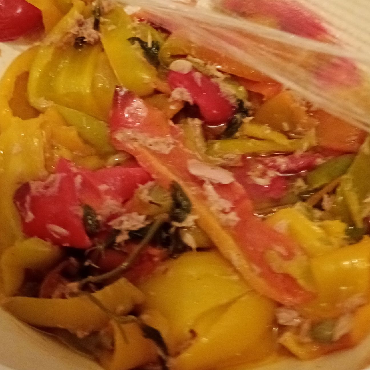 Insalata di peperoni al forno