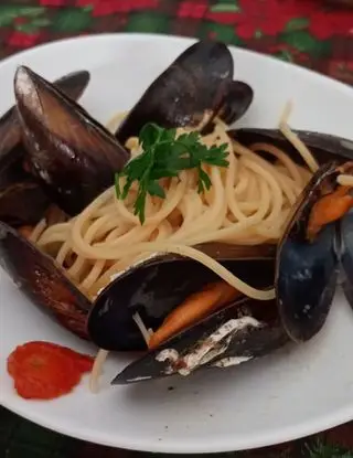 Ricetta Spaghetti alle Cozze Dattero in bianco di kut