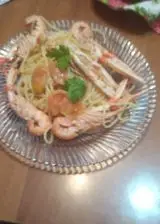 Ricetta Spaghetti con scampi alla Busara