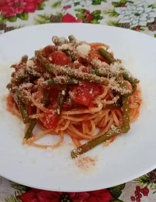 Ricetta P asta al pomodoro con fagiolini di kut