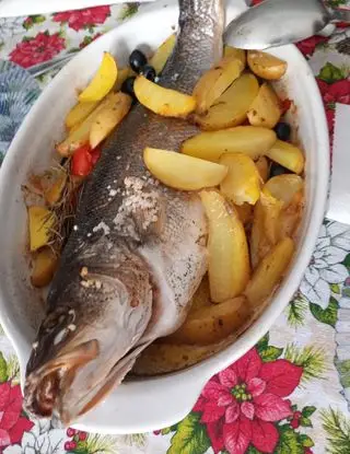 Ricetta Spigola al forno di kut