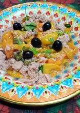 Ricetta Tonno con falde di peperone al forno