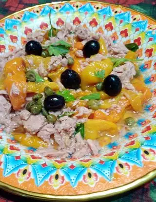 Ricetta Tonno con falde di peperone al forno di kut
