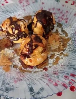 Ricetta Mini Bignè  crema caffè cioccolato di kut