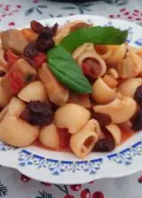 Ricetta Conchiglie rigate al sugo di Melanzana
