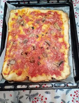 Ricetta Focaccia sottile funghi porcini  pancetta di kut