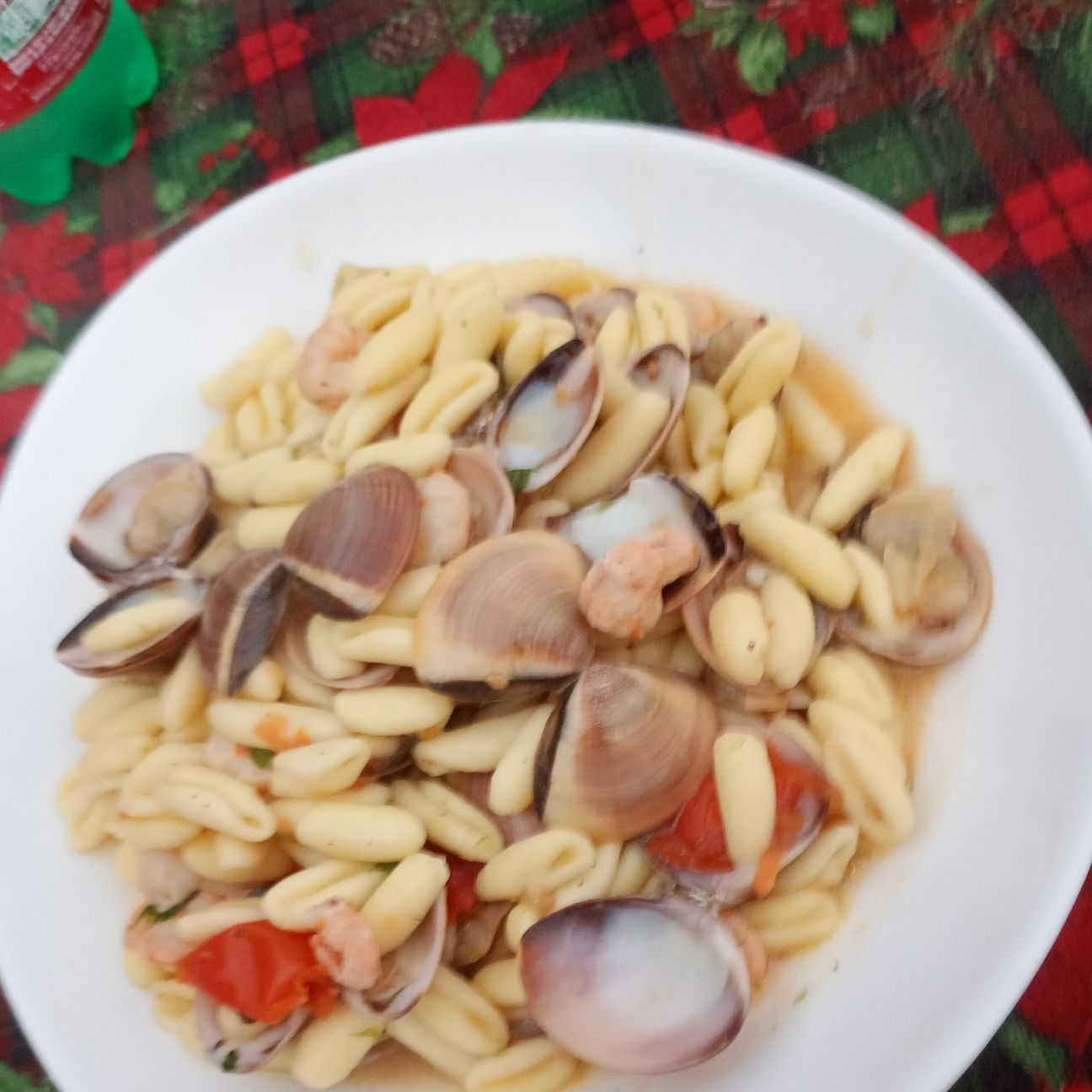 Cavatelli Vongole e gamberetti