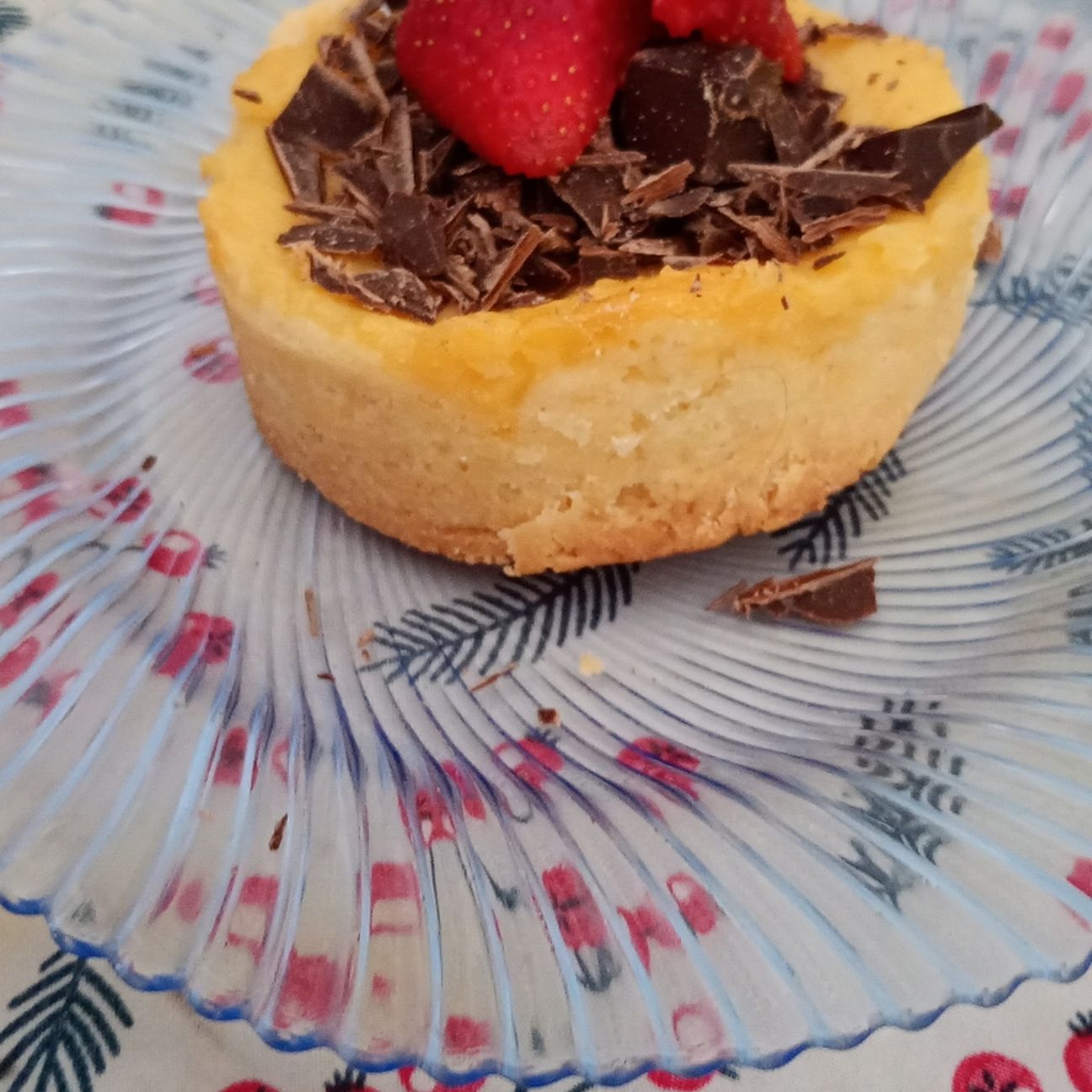 Cestino crema cioccolato e fragola
