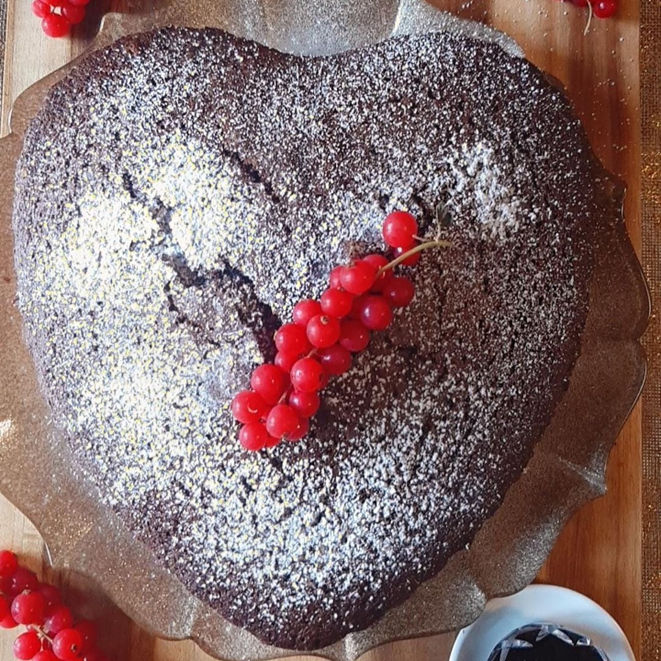 Torta cioccolato fondente e vino rosso!