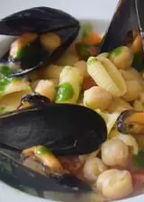 Ricetta "Gnocchi sardi Garofalo con ceci e cozze tarantine" I primi dei primi"