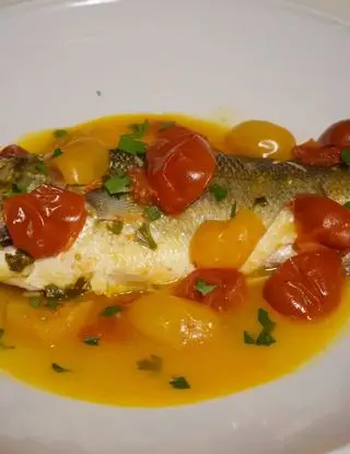 Ricetta Branzino all'acqua pazza di Mamy.chef75