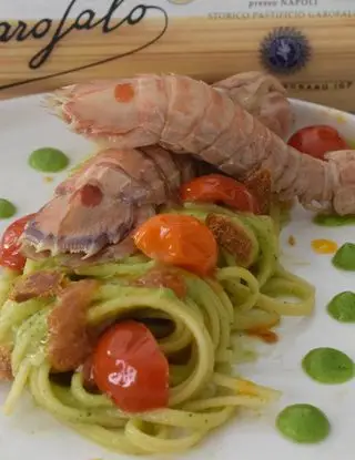 Ricetta Linguine Garofalo con cicale di mare, zucchine e bottarga di muggine. di Mamy.chef75