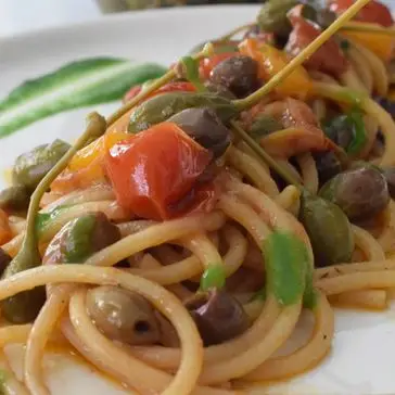 Ricetta Spaghetti alla puttanesca di Mamy.chef75