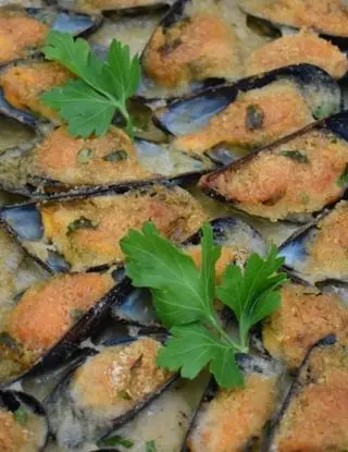 Ricetta Cozze tarantine gratinate al forno di Mamy.chef75