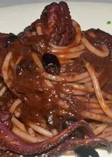 Ricetta Spaghetti i al sugo di moscardini