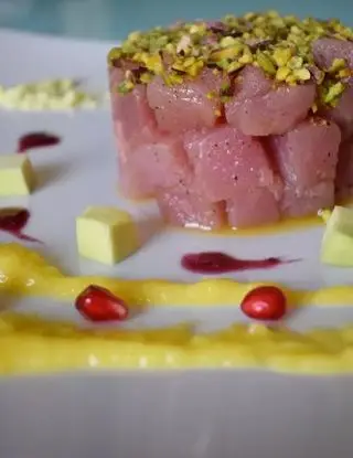 Ricetta Tartare di tonno con salsa al mango di Mamy.chef75