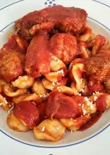 Ricetta Orecchiette fatte in casa con sugo di braciole, polpette e pancetta di maiale #apranzodainonni