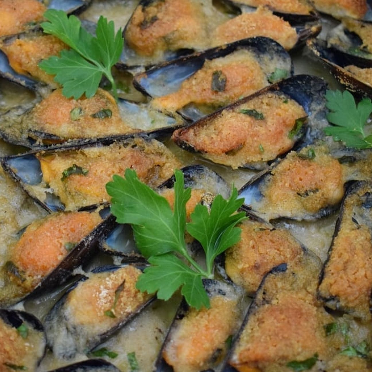 Cozze arraganate alla tarantina