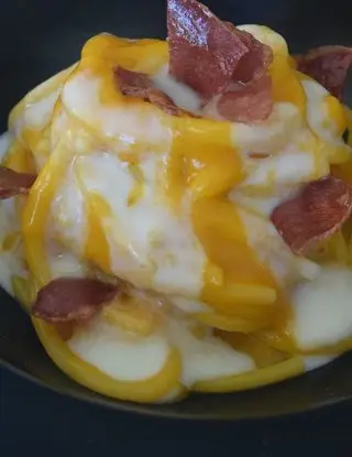 Ricetta Spaghettoni cremosi alla zucca con salsa alla scamorza affumicata e capocollo pugliese. di Mamy.chef75