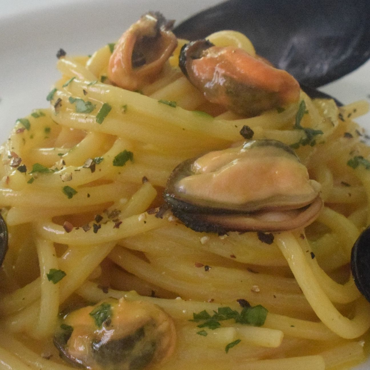 "Carbonara di cozze"
