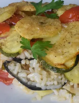 Ricetta Riso patate cozze e ....zucchine di Mamy.chef75