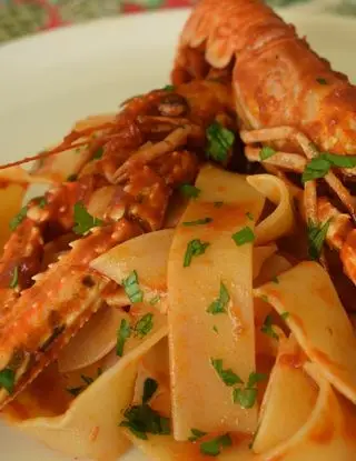 Ricetta Pappardella agli scampi #NataleAltaCucina di Mamy.chef75