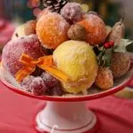 Ricetta Centrotavola natalizio di frutta brinata #NataleAltacucina