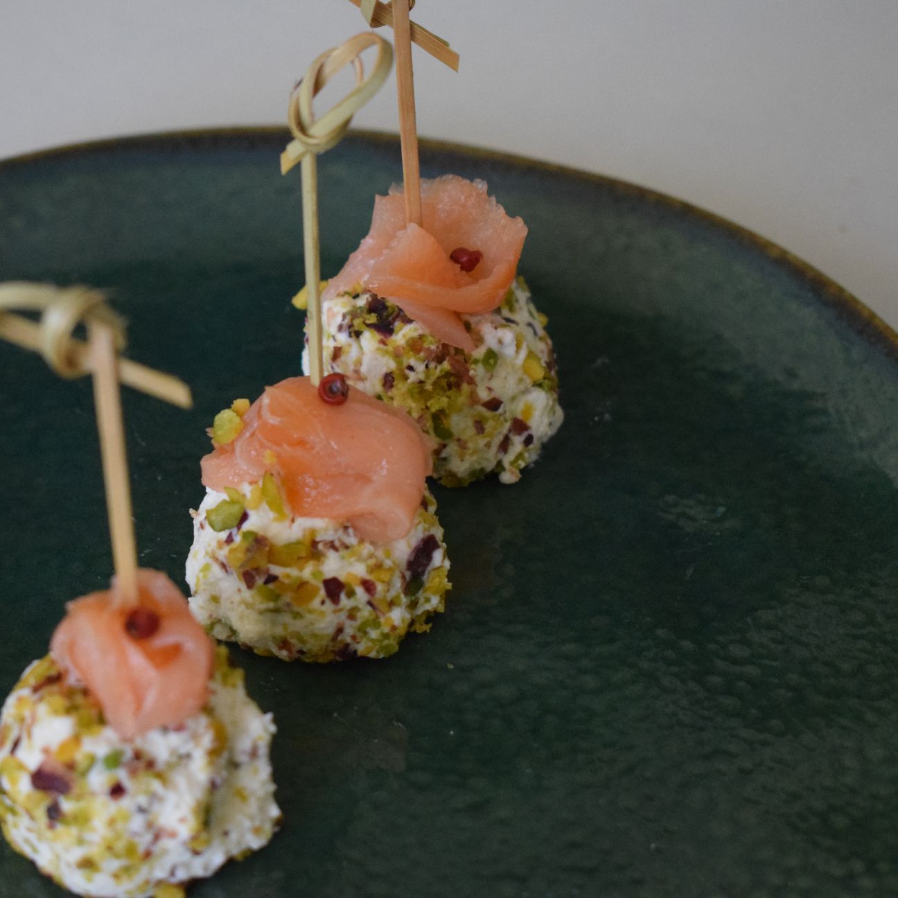 Palline salmone e ricotta