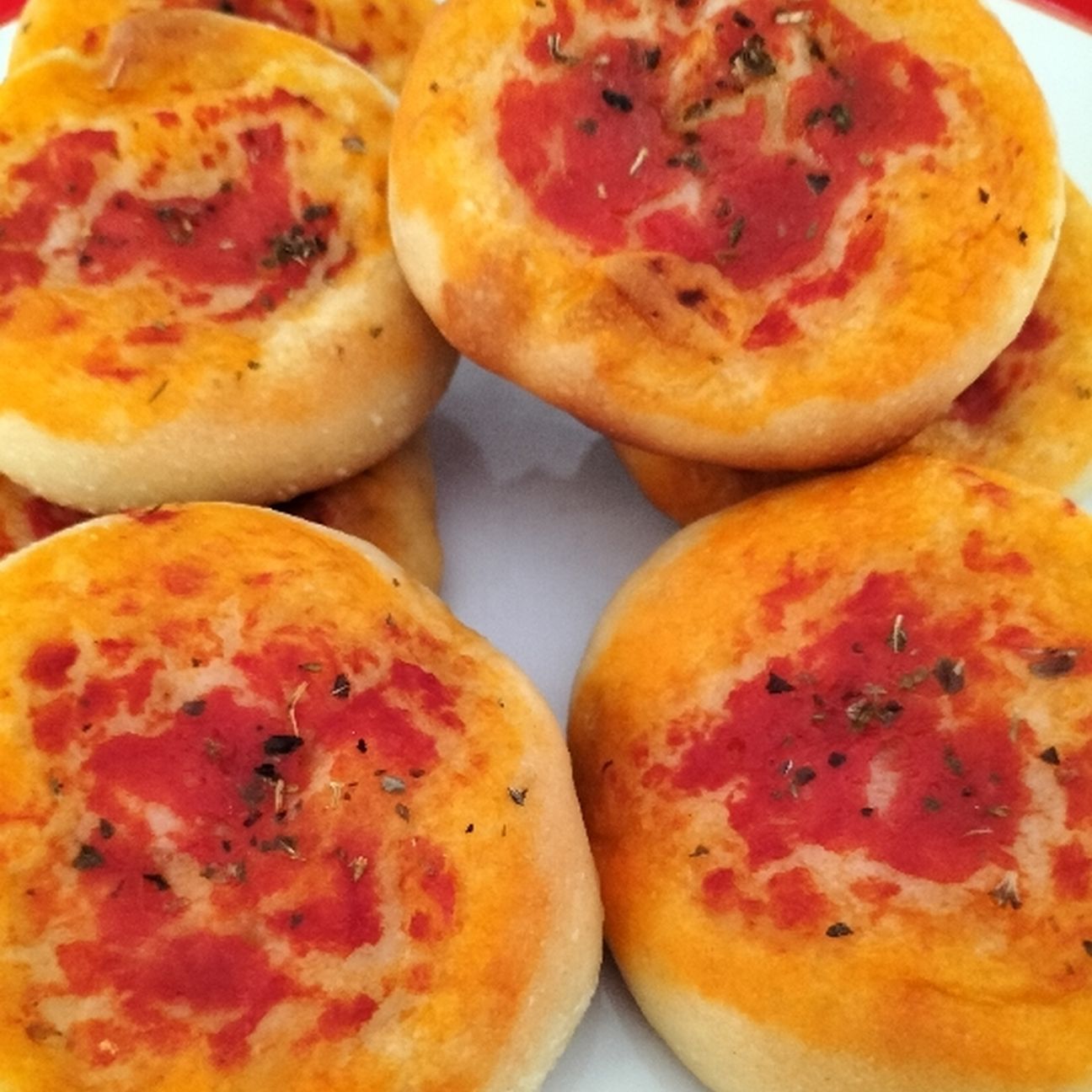 Pizzette con impasto della "rosticceria siciliana"