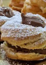 Ricetta Zeppole infornate con crema al cioccolato