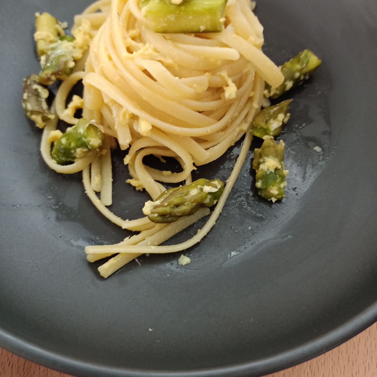 Carbonara di asparagi