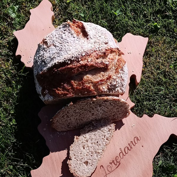 Pane senza impastare con poco lievito