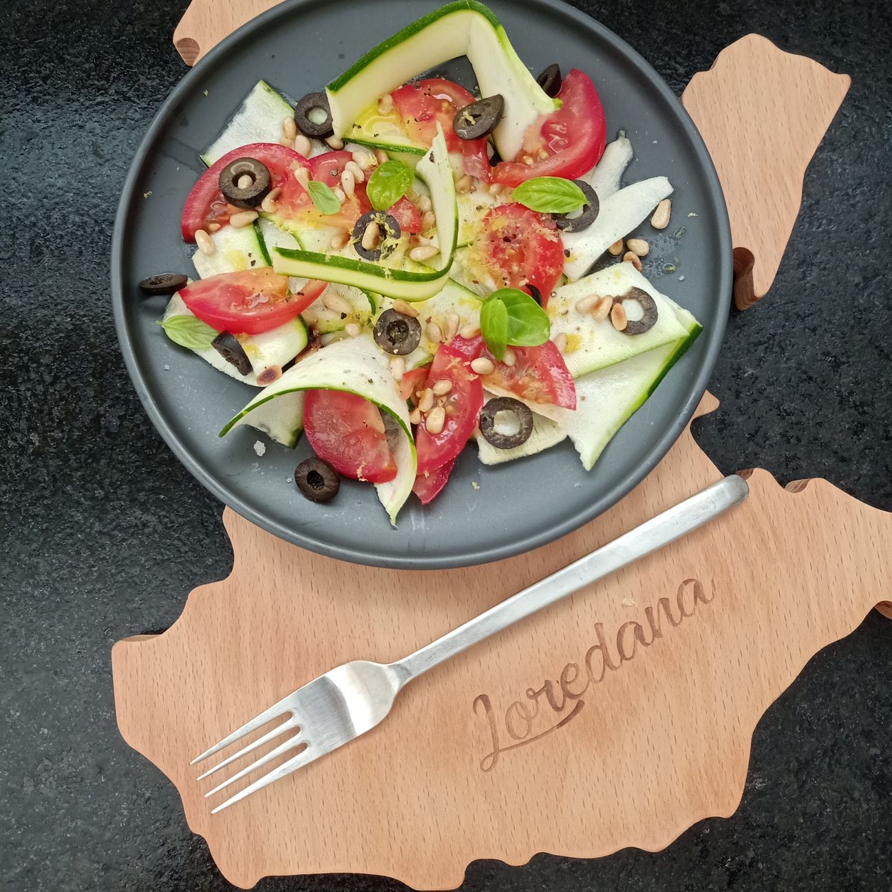Carpaccio di zucchine