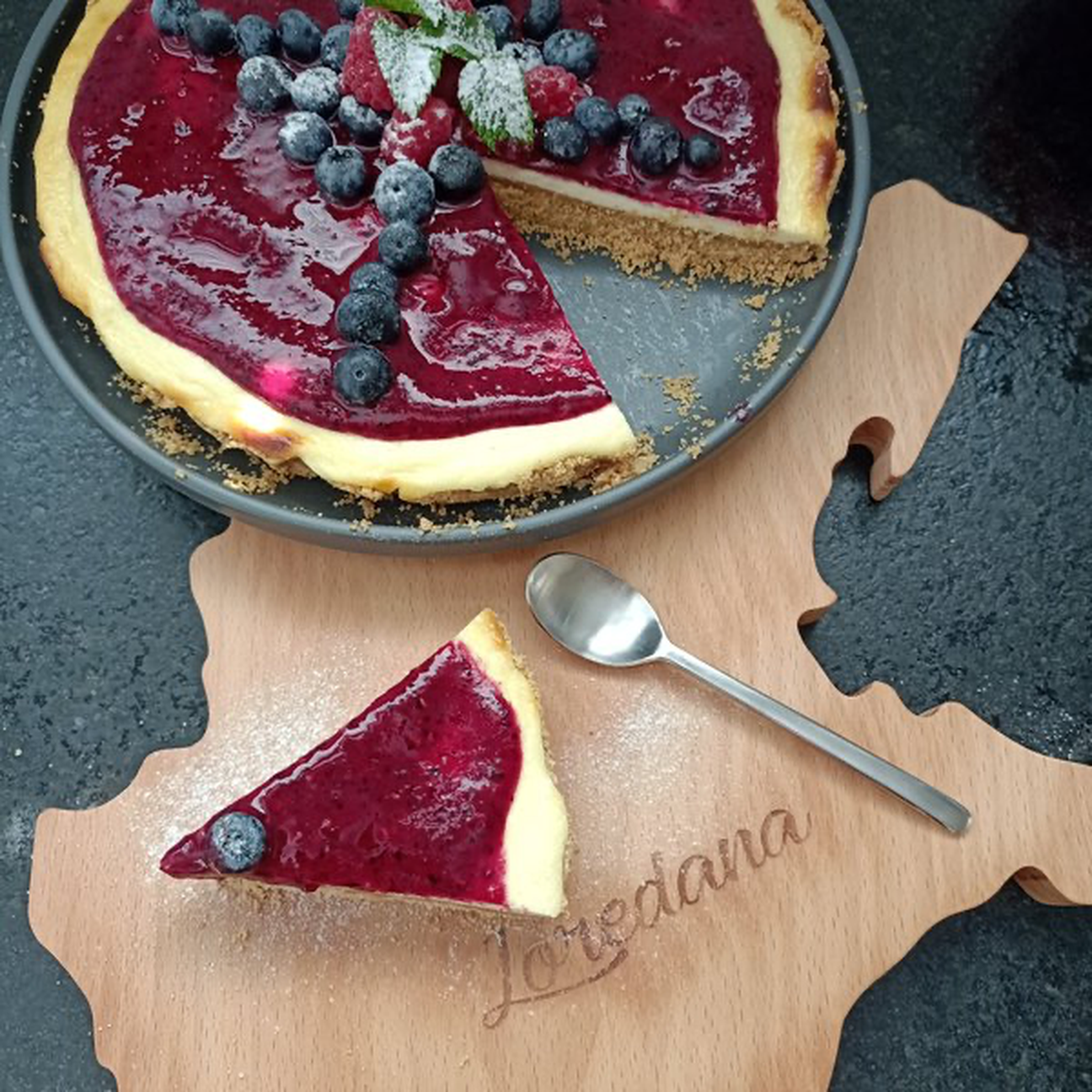 Cheesecake ai frutti di bosco