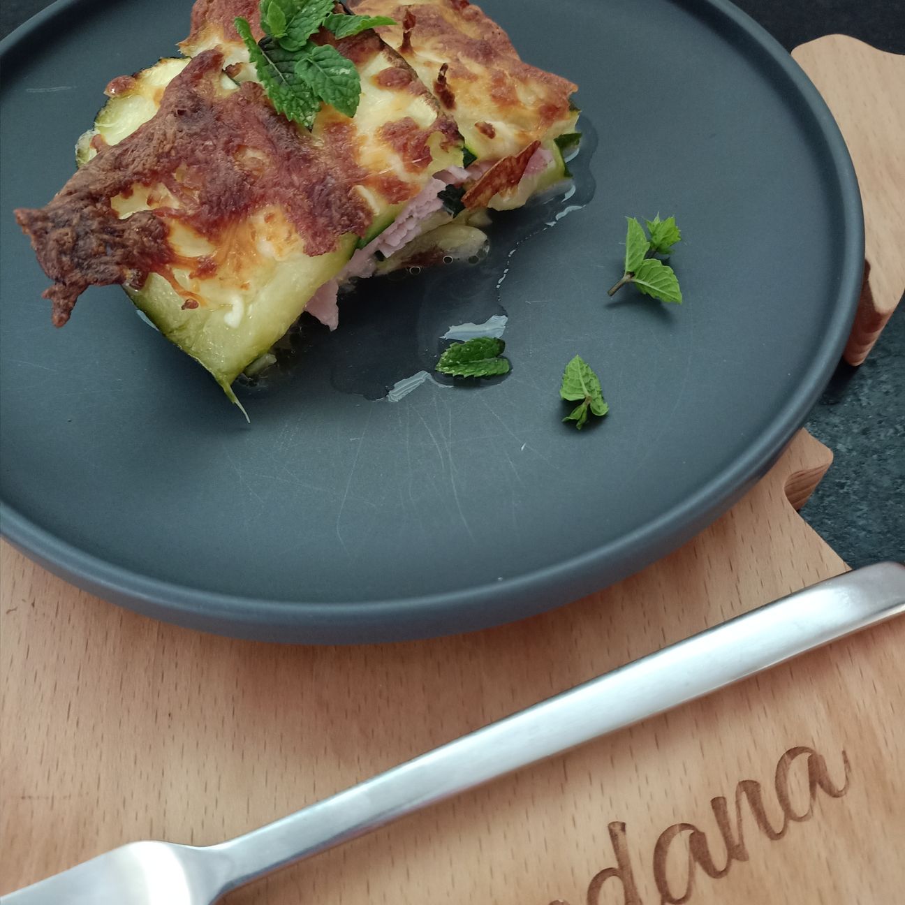 Sformato di zucchine con prosciutto e mozzarella