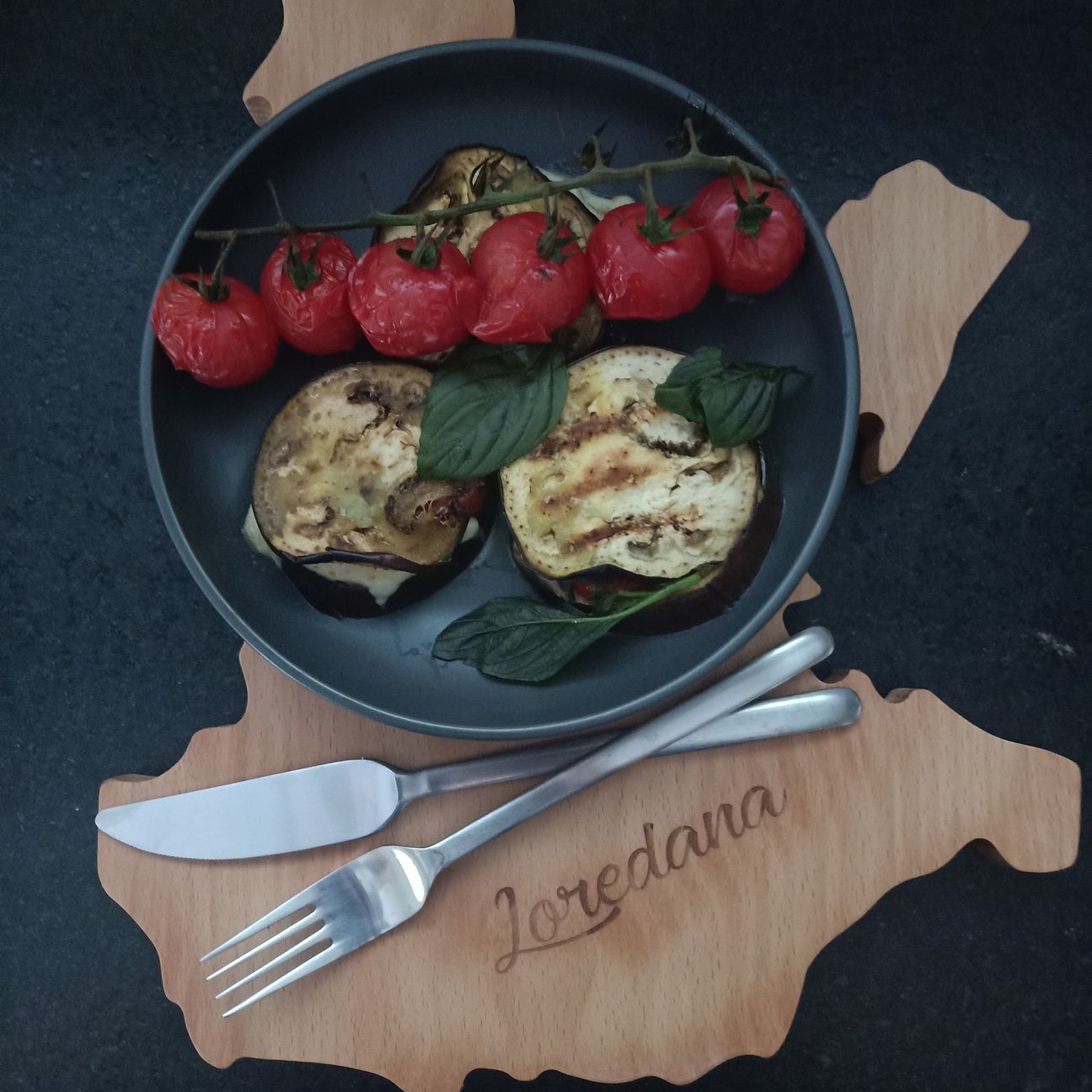 Melanzane al forno con mozzarella