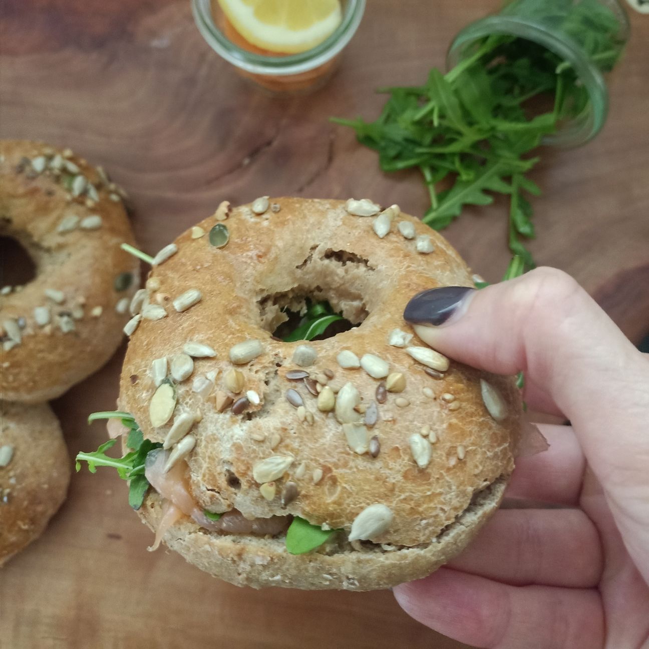 Bagels di yogurt