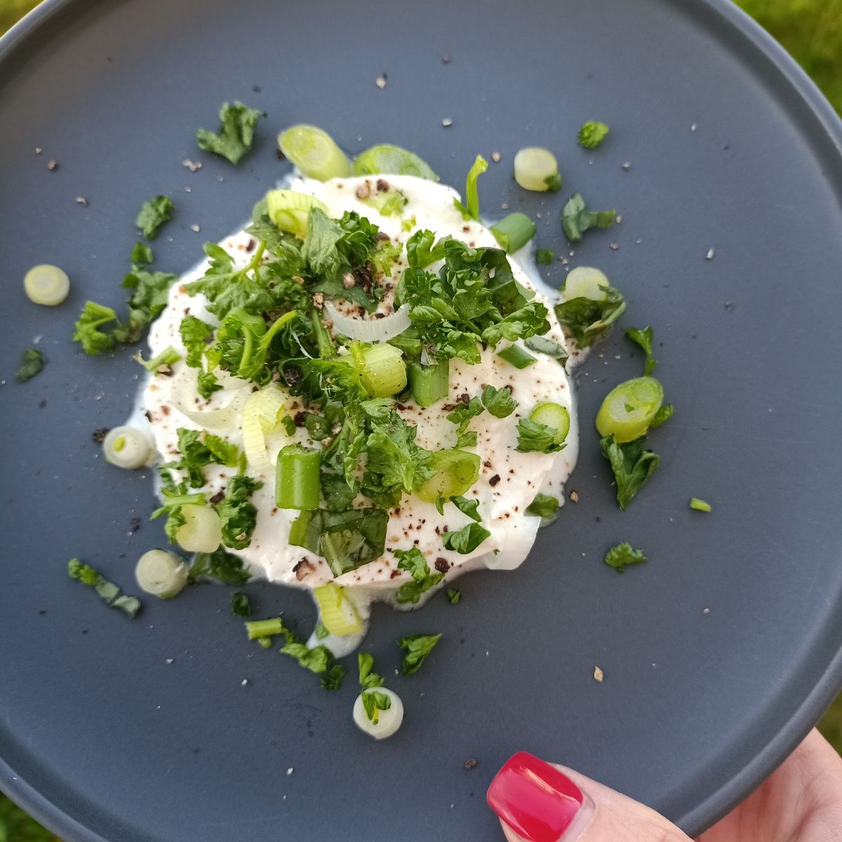 Ricotta fatta in casa alle erbe