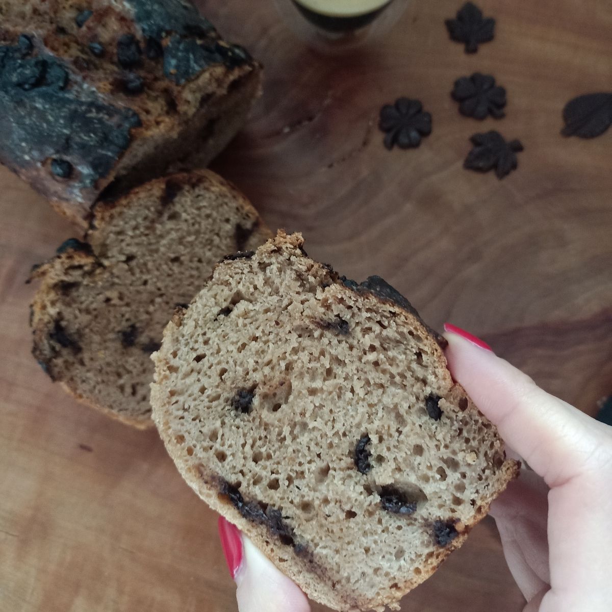 Pane al cioccolato a lunga lievitazione