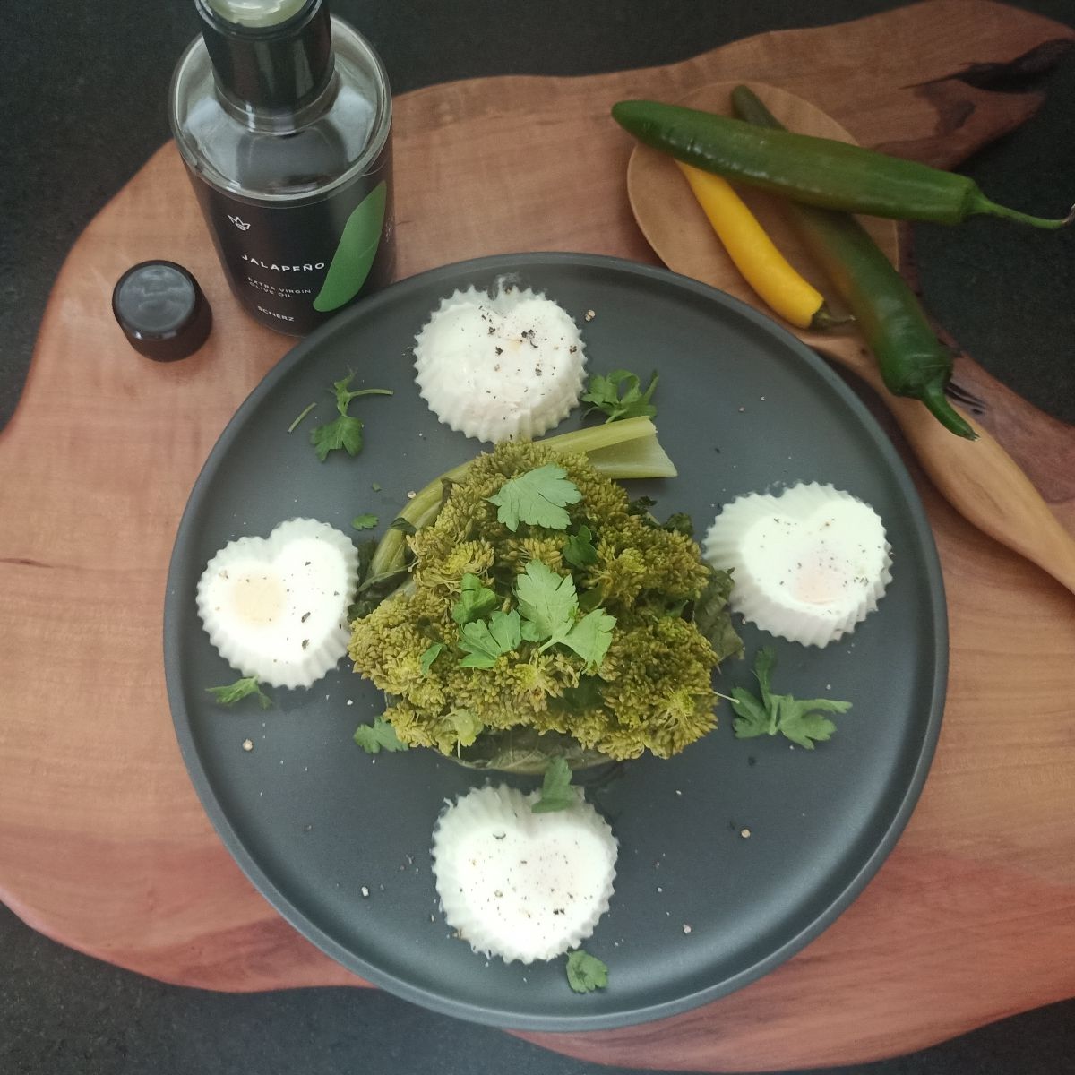 Cime di rapa con uovo