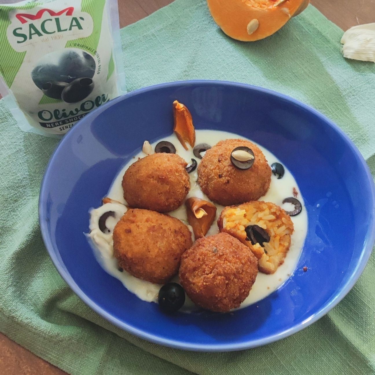 Arancini di zucca a 360 gradi